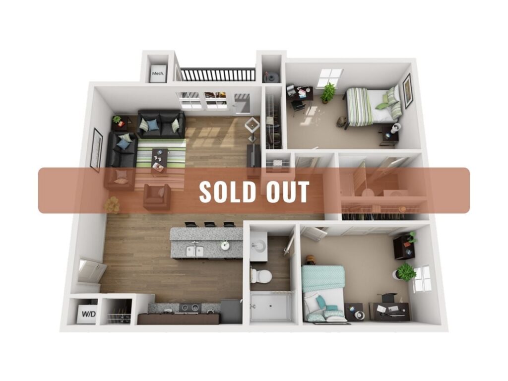 2BR/2BA – B – Moonstone