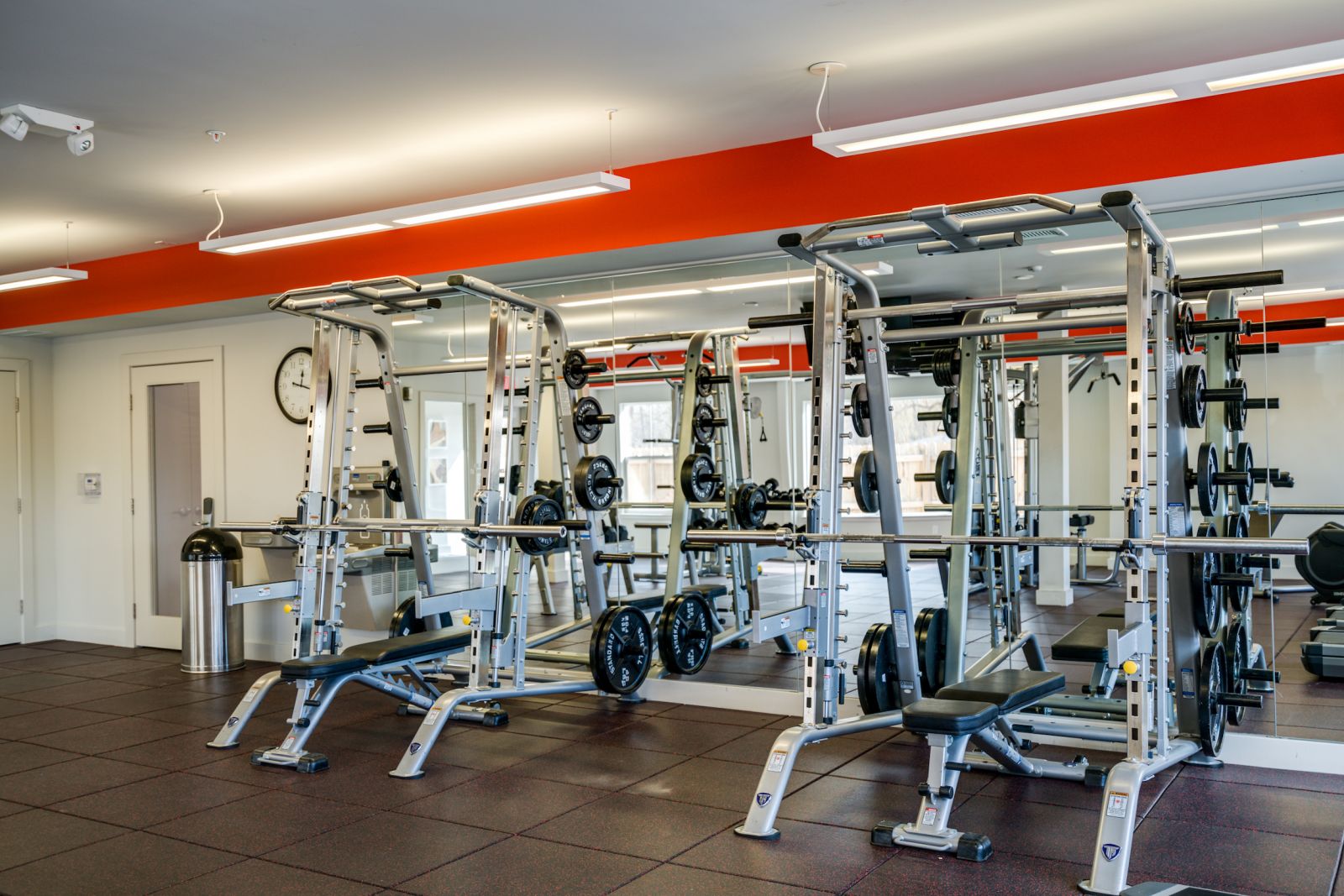 indoor strength training fitness room