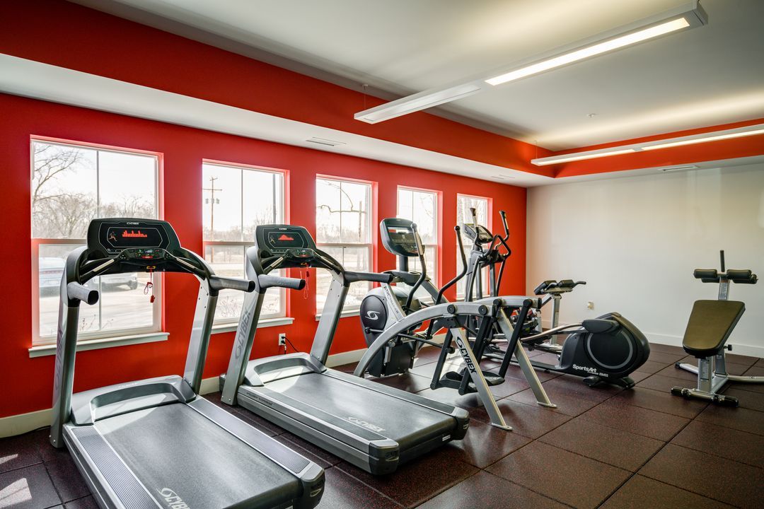 resident fitness center cardio equipment