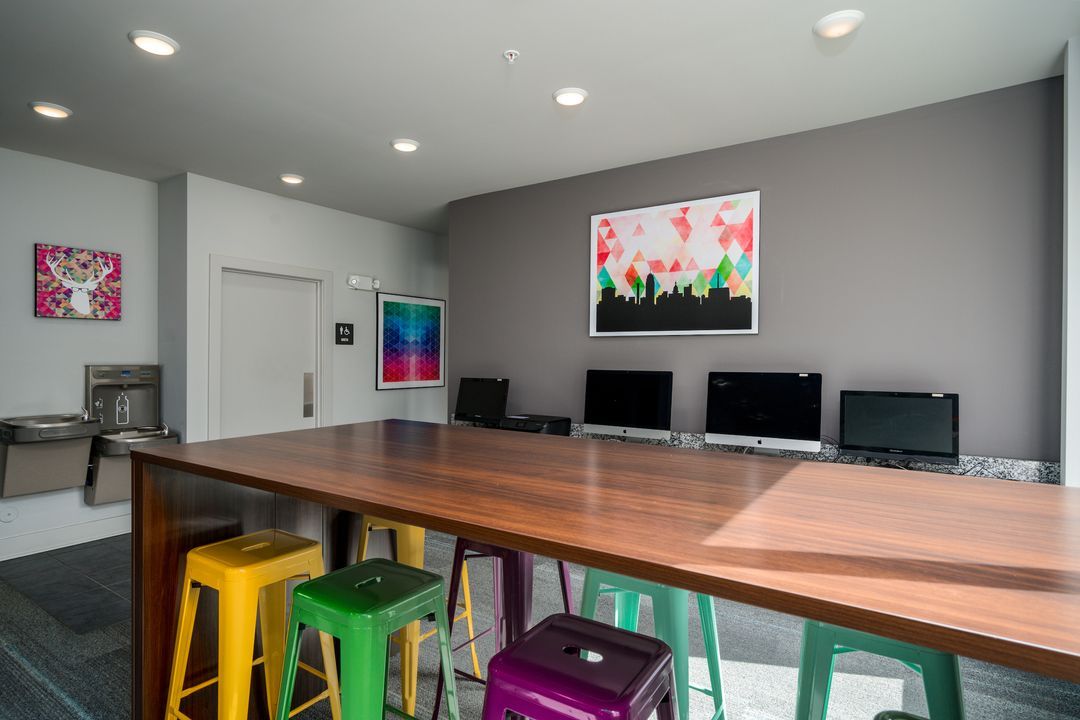 shared computing area and resident workspace