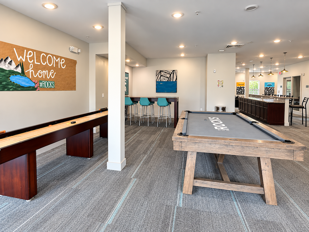 clubhouse pool table shuffleboard